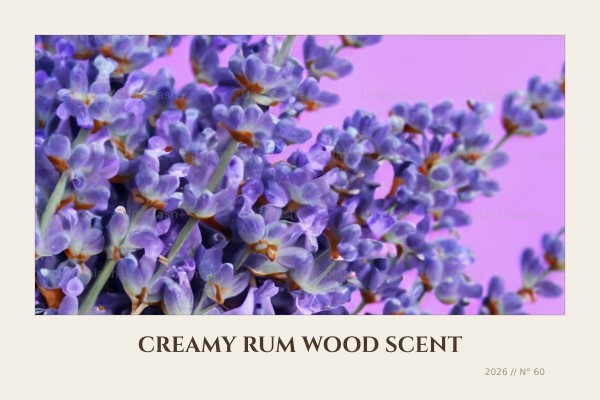 creamy rum wood scent