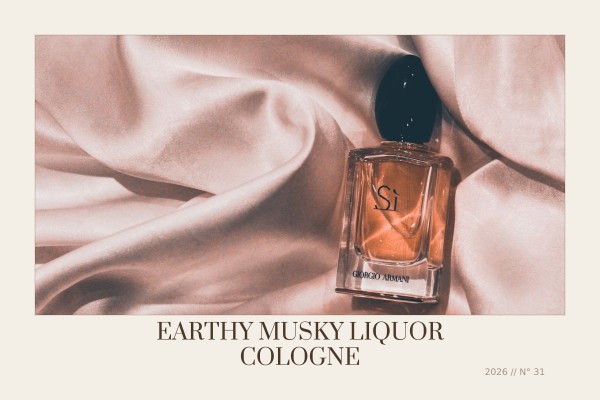 earthy musky liquor cologne