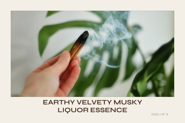earthy velvety musky liquor essence