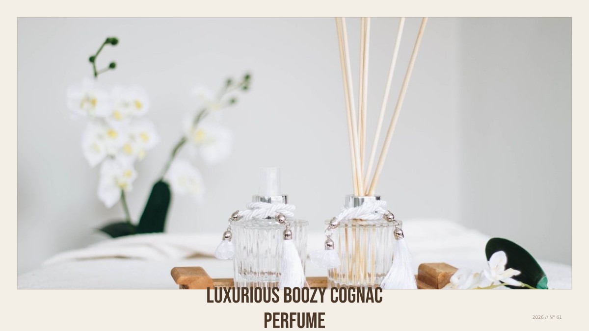 luxurious boozy cognac perfume