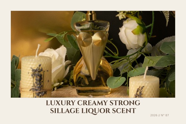 luxury creamy strong sillage liquor scent
