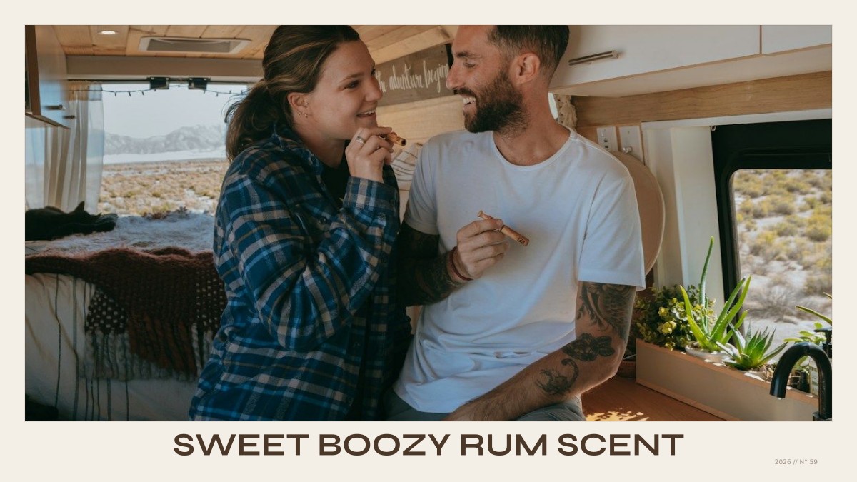 sweet boozy rum scent