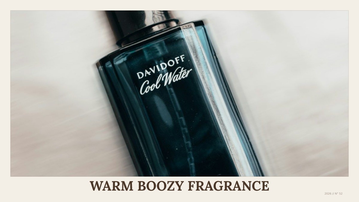 warm boozy fragrance