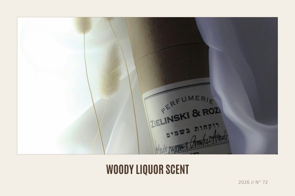 woody liquor scent