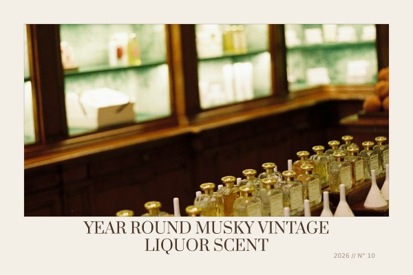 year-round musky vintage liquor scent